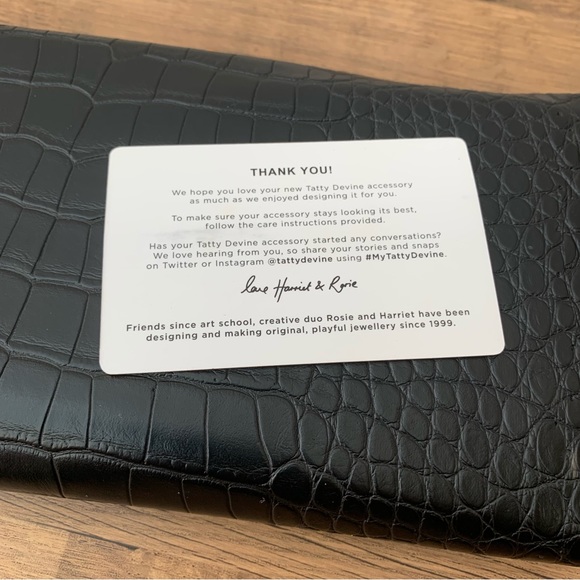 Golden Copper Fox Jewellery Holder Roll Tatty Devine New Boxed Sparkle Glitter - Picture 5 of 7